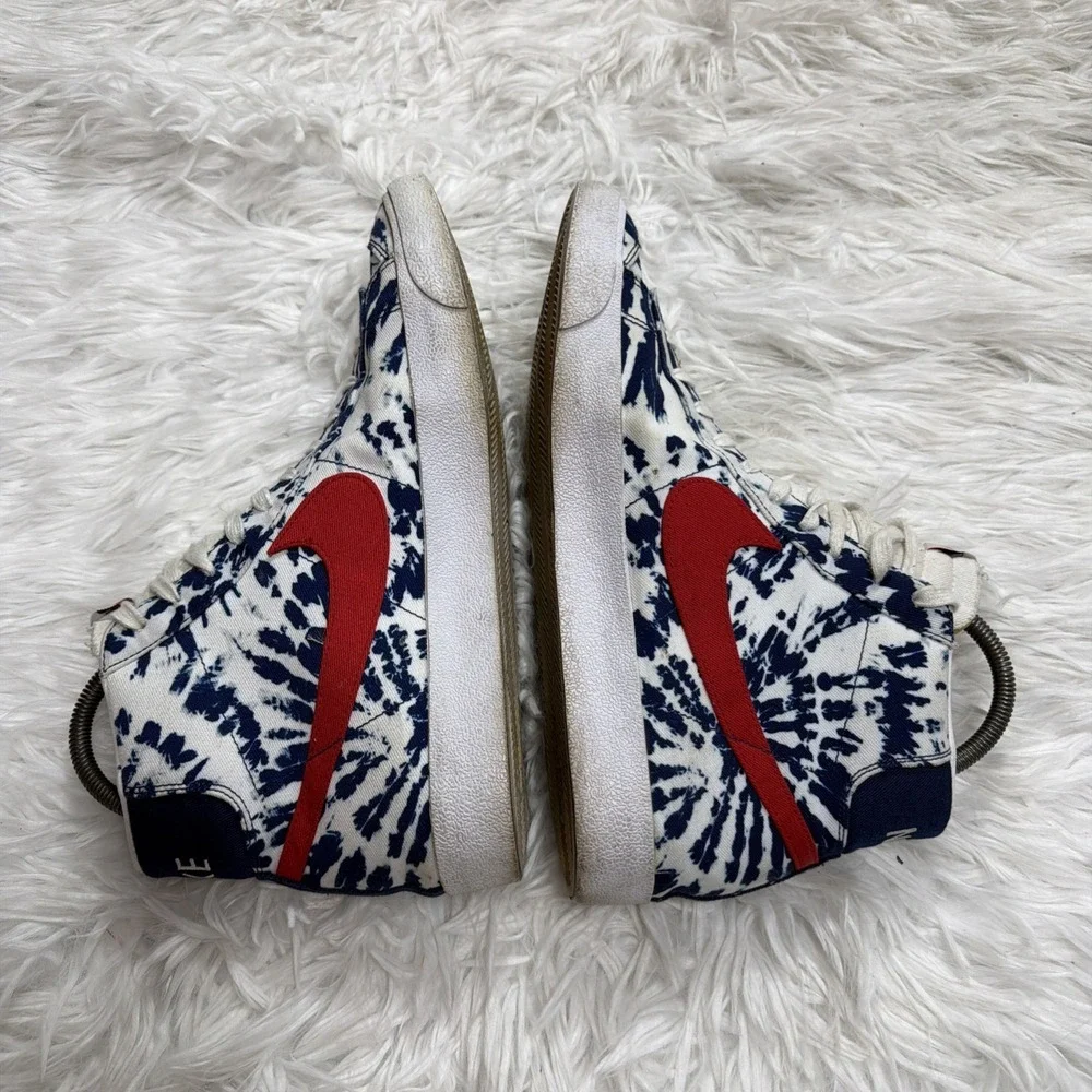 Nike Shoes Blazer '77 Vintage Mid Blue Tie-Dye Size 14 CZ7874-600 Canvas Sneaker